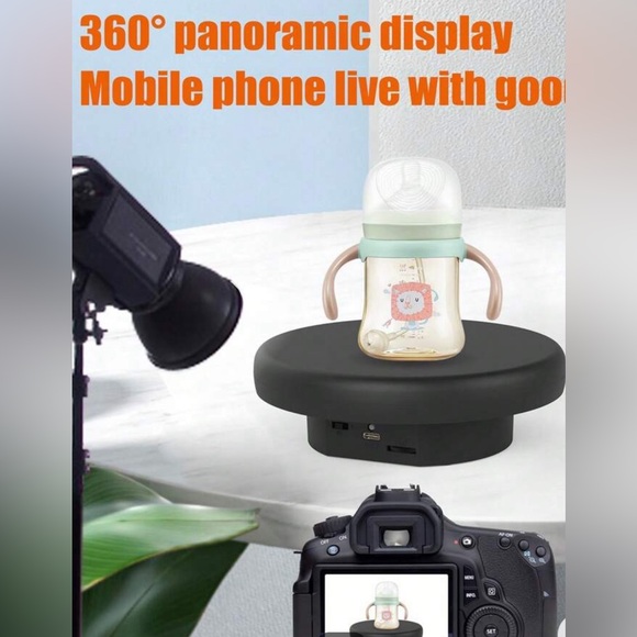 Turntable Electric For 360 Degree Panoramic Shooting - Picture 2 of 9